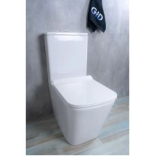 Унитаз-компакт безободковый с сиденьем микролифт GID Tr2170