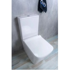 Унитаз-компакт безободковый с сиденьем микролифт GID Tr2170