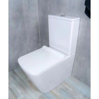 Унитаз-компакт безободковый с сиденьем микролифт GID Tr2170