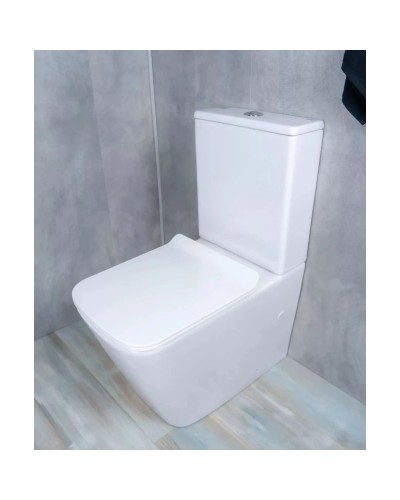 Унитаз-компакт безободковый с сиденьем микролифт GID Tr2170