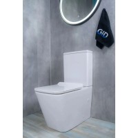 Унитаз-компакт безободковый с сиденьем микролифт GID Tr2170