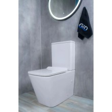 Унитаз-компакт безободковый с сиденьем микролифт GID Tr2170