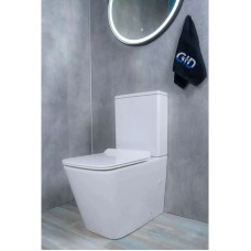 Унитаз-компакт безободковый с сиденьем микролифт GID Tr2170
