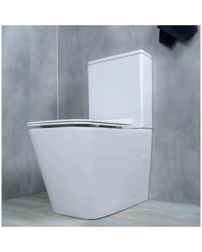 Унитаз-компакт безободковый с сиденьем микролифт GID Tr2170