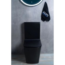 Унитаз-компакт безободковый с сиденьем микролифт GID Tr2170BM