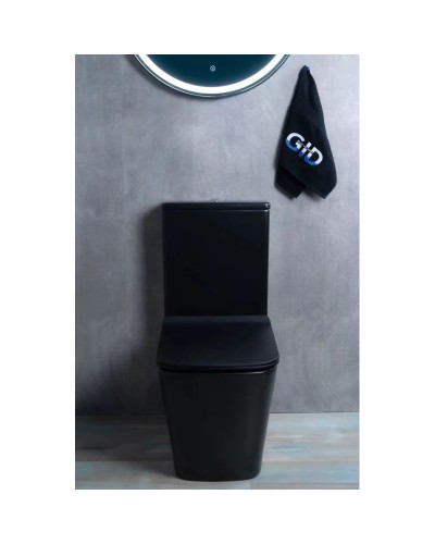 Унитаз-компакт безободковый с сиденьем микролифт GID Tr2170BM