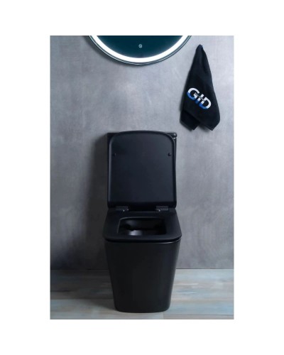 Унитаз-компакт безободковый с сиденьем микролифт GID Tr2170BM