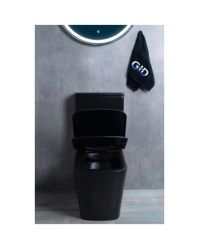 Унитаз-компакт безободковый с сиденьем микролифт GID Tr2170BM