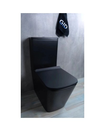 Унитаз-компакт безободковый с сиденьем микролифт GID Tr2170BM