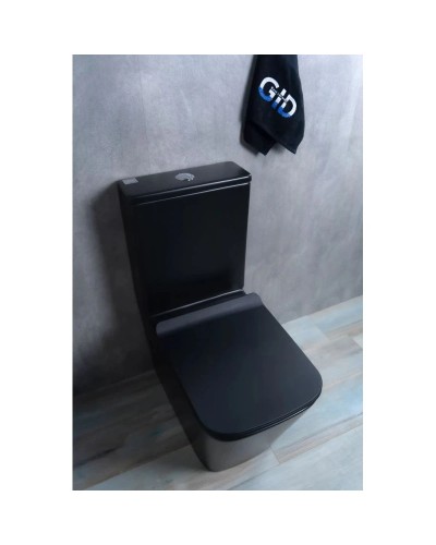 Унитаз-компакт безободковый с сиденьем микролифт GID Tr2170BM