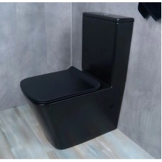 Унитаз-компакт безободковый с сиденьем микролифт GID Tr2170BM