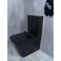 Унитаз-компакт безободковый с сиденьем микролифт GID Tr2170BM