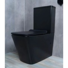 Унитаз-компакт безободковый с сиденьем микролифт GID Tr2170BM