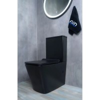 Унитаз-компакт безободковый с сиденьем микролифт GID Tr2170BM