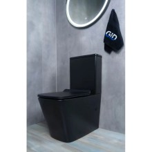 Унитаз-компакт безободковый с сиденьем микролифт GID Tr2170BM