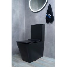 Унитаз-компакт безободковый с сиденьем микролифт GID Tr2170BM