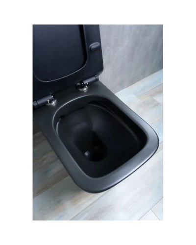 Унитаз-компакт безободковый с сиденьем микролифт GID Tr2170BM