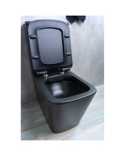 Унитаз-компакт безободковый с сиденьем микролифт GID Tr2170BM