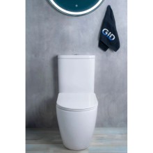 Унитаз-компакт безободковый с сиденьем микролифт GID Tr2177