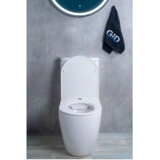 Унитаз-компакт безободковый с сиденьем микролифт GID Tr2177