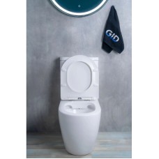 Унитаз-компакт безободковый с сиденьем микролифт GID Tr2177