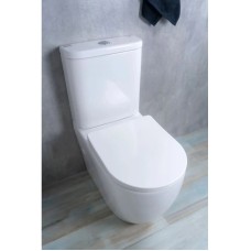 Унитаз-компакт безободковый с сиденьем микролифт GID Tr2177