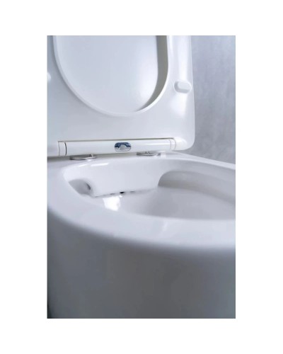 Унитаз-компакт безободковый с сиденьем микролифт GID Tr2177