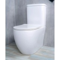 Унитаз-компакт безободковый с сиденьем микролифт GID Tr2177