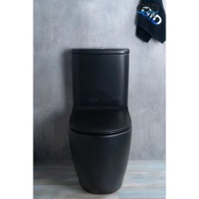 Унитаз-компакт безободковый с сиденьем микролифт GID Tr2177BM