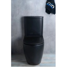 Унитаз-компакт безободковый с сиденьем микролифт GID Tr2177BM