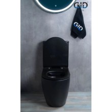 Унитаз-компакт безободковый с сиденьем микролифт GID Tr2177BM
