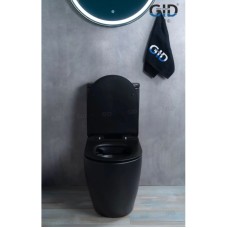 Унитаз-компакт безободковый с сиденьем микролифт GID Tr2177BM