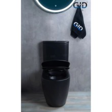 Унитаз-компакт безободковый с сиденьем микролифт GID Tr2177BM