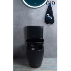Унитаз-компакт безободковый с сиденьем микролифт GID Tr2177BM