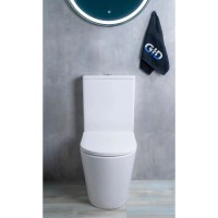 Унитаз-компакт безободковый с сиденьем микролифт GID Tr2179