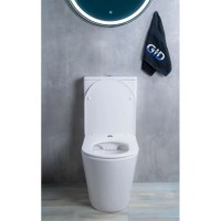 Унитаз-компакт безободковый с сиденьем микролифт GID Tr2179