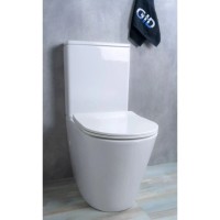 Унитаз-компакт безободковый с сиденьем микролифт GID Tr2179