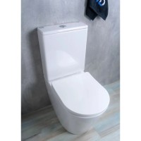 Унитаз-компакт безободковый с сиденьем микролифт GID Tr2179