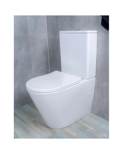 Унитаз-компакт безободковый с сиденьем микролифт GID Tr2179