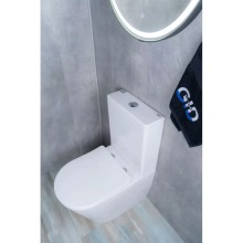 Унитаз-компакт безободковый с сиденьем микролифт GID Tr2179