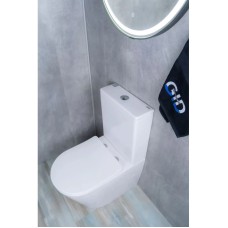 Унитаз-компакт безободковый с сиденьем микролифт GID Tr2179