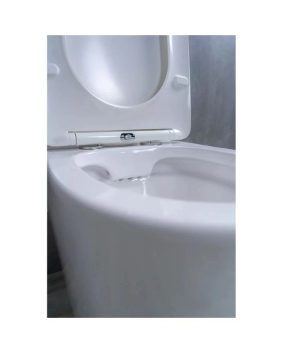 Унитаз-компакт безободковый с сиденьем микролифт GID Tr2179