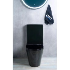 Унитаз-компакт безободковый с сиденьем микролифт GID Tr2179BL
