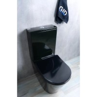 Унитаз-компакт безободковый с сиденьем микролифт GID Tr2179BL