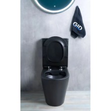 Унитаз-компакт безободковый с сиденьем микролифт GID Tr2179BM