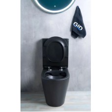 Унитаз-компакт безободковый с сиденьем микролифт GID Tr2179BM