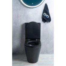 Унитаз-компакт безободковый с сиденьем микролифт GID Tr2179BM