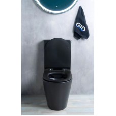 Унитаз-компакт безободковый с сиденьем микролифт GID Tr2179BM