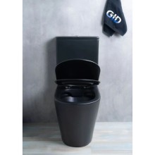 Унитаз-компакт безободковый с сиденьем микролифт GID Tr2179BM