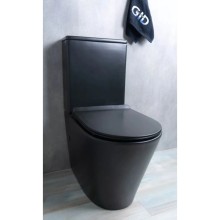 Унитаз-компакт безободковый с сиденьем микролифт GID Tr2179BM